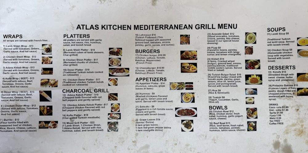 Atlas Kitchen Chicken Adana Kebap Plate